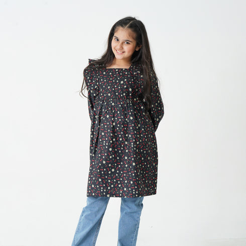 Cherry Dress - Black